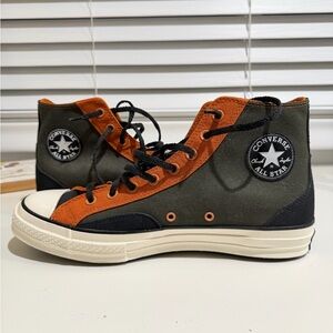 Converse All Star High-Tops - Orange and Black
